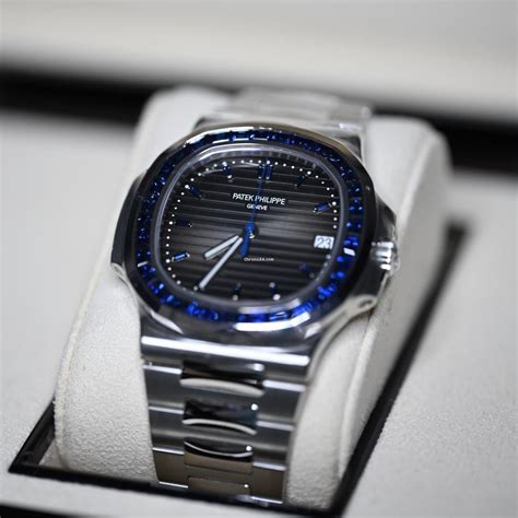 patek philippe nautilus 5711 factory blue sapphire|patek philippe nautilus 5711 price.